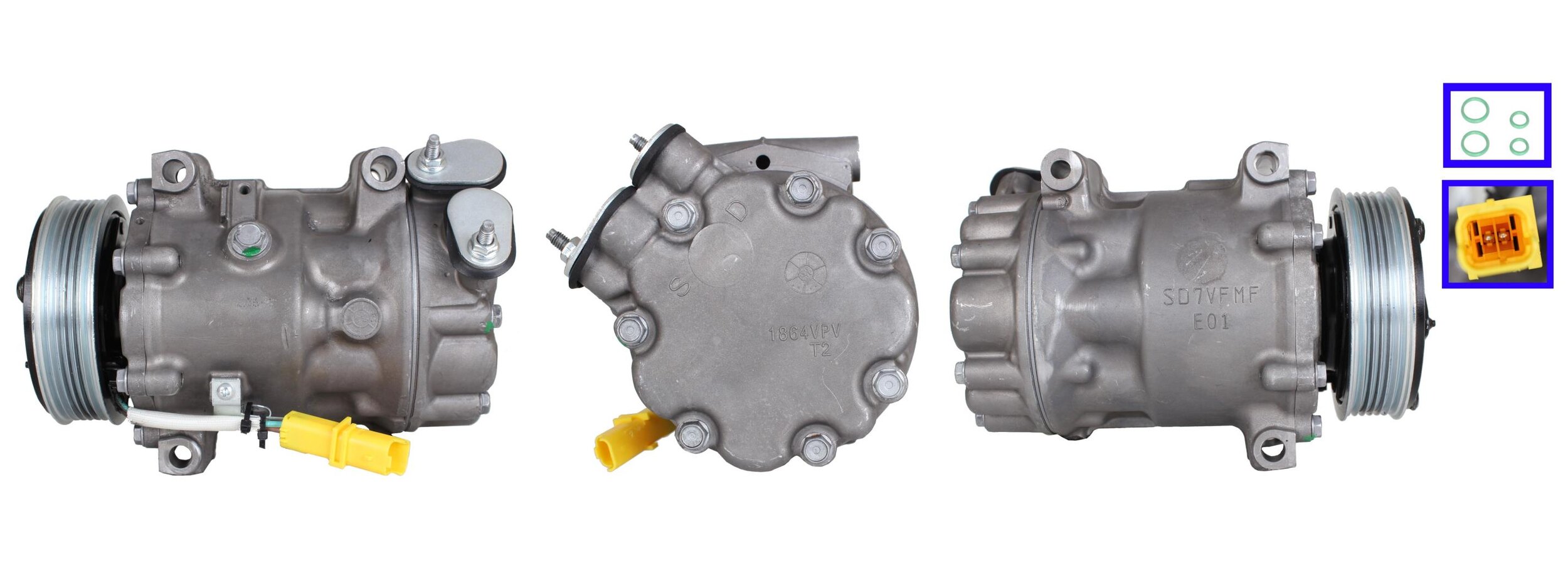 LUCAS Kompressor, klimaanlæg acp01272 for PEUGEOT VAUXHALL CITROËN
