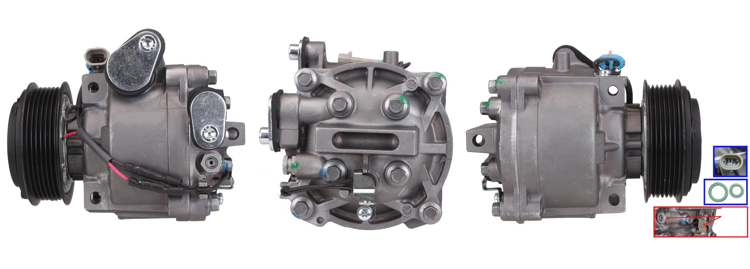 LUCAS Kompressor, klimaanlæg acp01045 for OPEL CHEVROLET GENERAL MOTORS MITSUBISHI