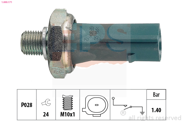 EPS Olietrykskontakt 1800171 for VW PORSCHE
