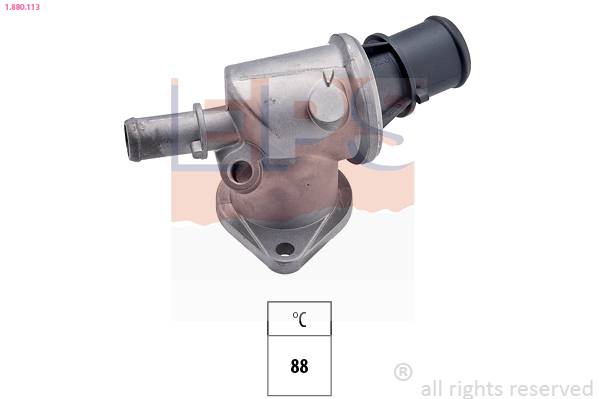 EPS Termostat, kølemiddel 1880113 for LANCIA