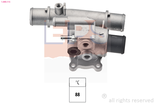 EPS Termostat, kølemiddel 1880115 for LANCIA FIAT