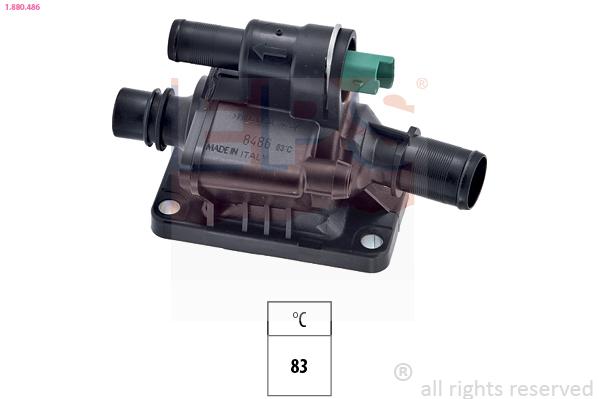 EPS Termostat, kølemiddel 1880486 for FORD DS CITROËN MAZDA SUZUKI TOYOTA