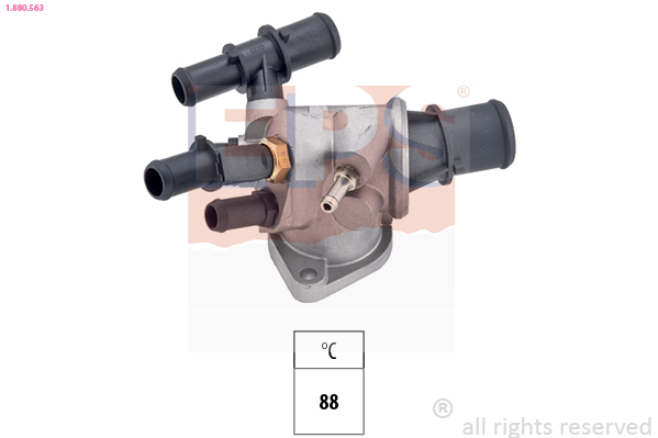 EPS Termostat, kølemiddel 1880563 for LANCIA ALFA ROMEO