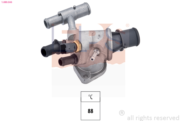 EPS Termostat, kølemiddel 1880566 for LANCIA
