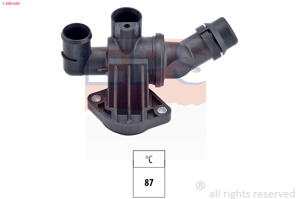 EPS Termostat, kølemiddel 1880680 for VW