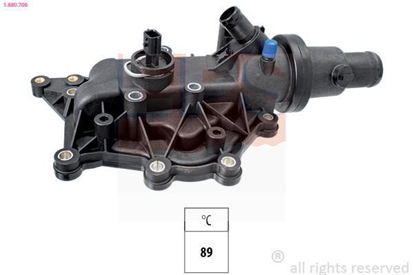 EPS Termostat, kølemiddel 1880706 for DACIA