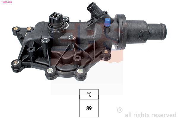 EPS Termostat, kølemiddel 1880705 for DACIA
