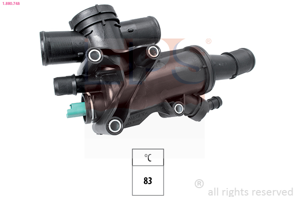 EPS Termostat, kølemiddel 1880748 for FORD VOLVO LANCIA DS