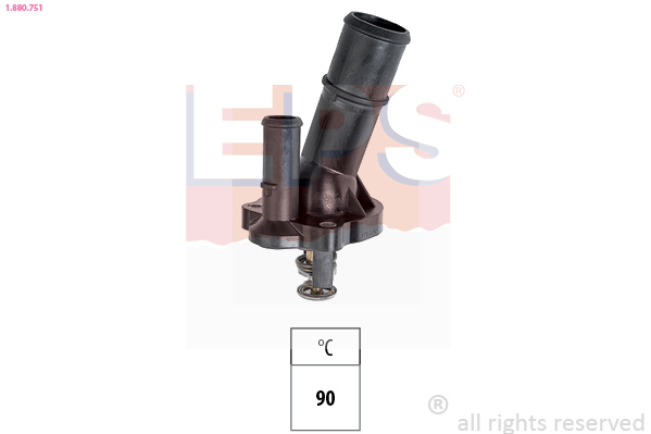 EPS Termostat, kølemiddel 1880751 for FORD VOLVO FORD USA