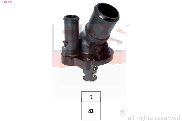 EPS Termostat, kølemiddel 1880756 for FORD FORD USA MAZDA