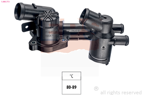 EPS Termostat, kølemiddel 1880773 for VW