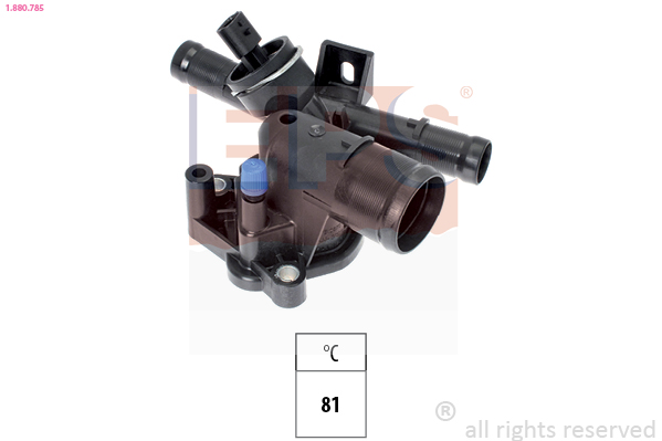 EPS Termostat, kølemiddel 1880785 for OPEL GENERAL MOTORS NISSAN RENAULT
