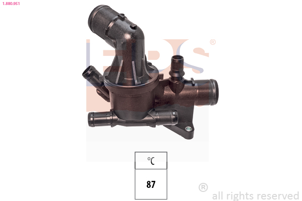 EPS Termostat, kølemiddel 1880951 for SMART NISSAN DACIA RENAULT