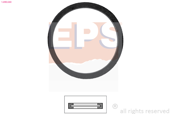 EPS Pakning, termostat 1890560 for PEUGEOT OPEL GENERAL MOTORS DAF LANCIA RENAULT SUZUKI TOYOTA