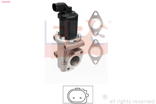EPS EGR-ventil 1.963.047 for LANCIA FIAT