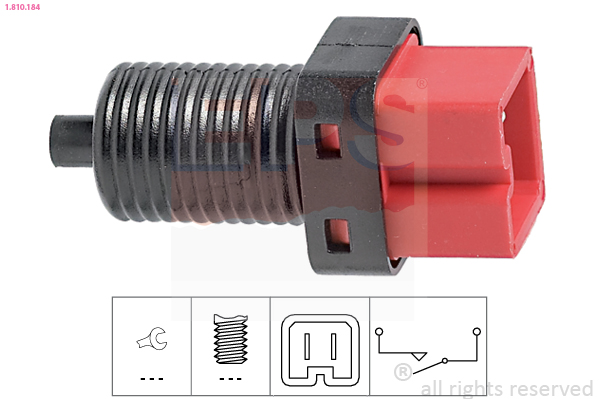 EPS Kontakt, koblingsbetjening (fartpilot) 1810184 for PEUGEOT FIAT