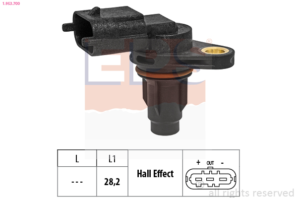 EPS Sensor, knastakselposition 1.953.700 for KIA