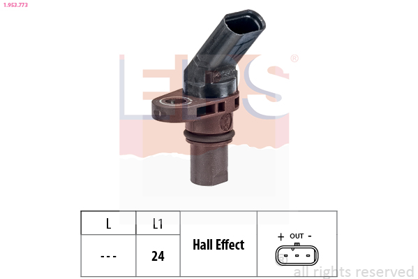 EPS Sensor, omdrejningstal 1.953.773 for VW