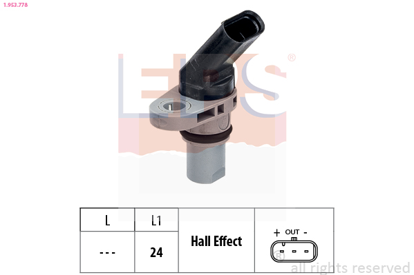 EPS Sensor, omdrejningstal 1.953.778 for VW