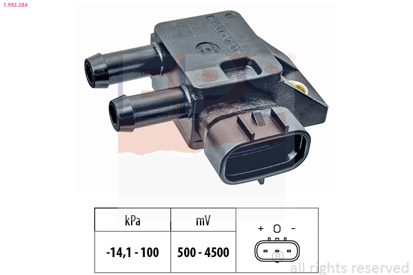 EPS Lufttrykssensor 1.993.284 for FIAT MAZDA MITSUBISHI NISSAN KIA RENAULT TRUCKS