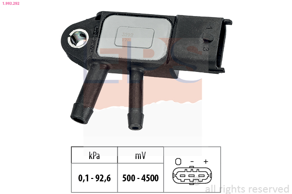 EPS Lufttrykssensor 1.993.292 for OPEL FORD LANCIA JEEP FIAT CADILLAC GENERAL MOTORS IVECO MASERATI VAUXHALL PEUGEOT SUZUKI TOYOTA