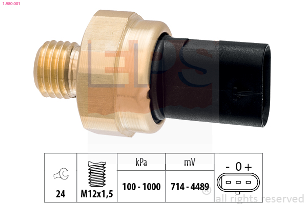 EPS Sensor, olietryk 1.980.001 for GENERAL MOTORS BMW MINI JEEP DS