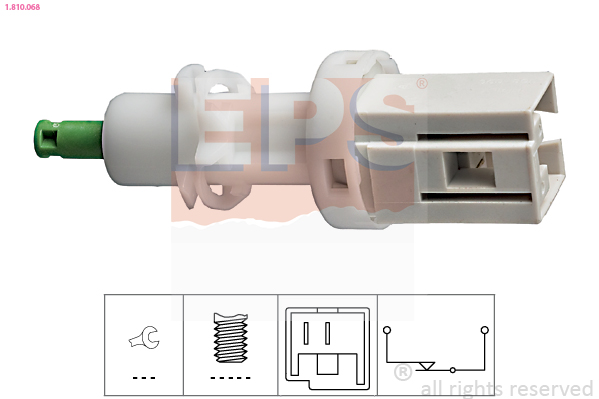 EPS Kontakt, koblingsbetjening (fartpilot) 1810068 for PEUGEOT LANCIA