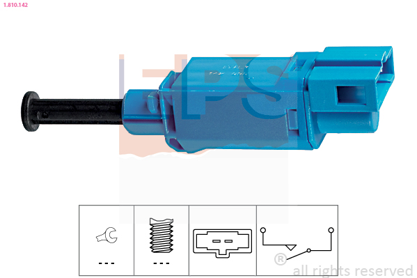 EPS Kontakt, koblingsbetjening (fartpilot) 1810142 for FORD VW