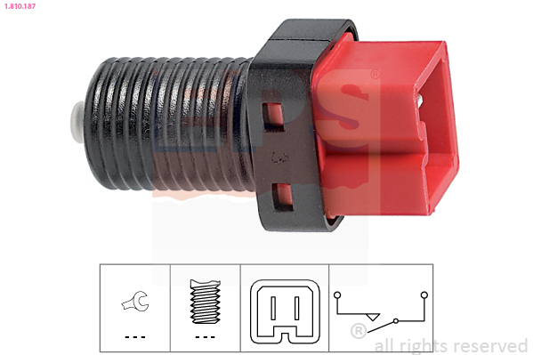EPS Kontakt, koblingsbetjening (fartpilot) 1810187 for PEUGEOT FIAT