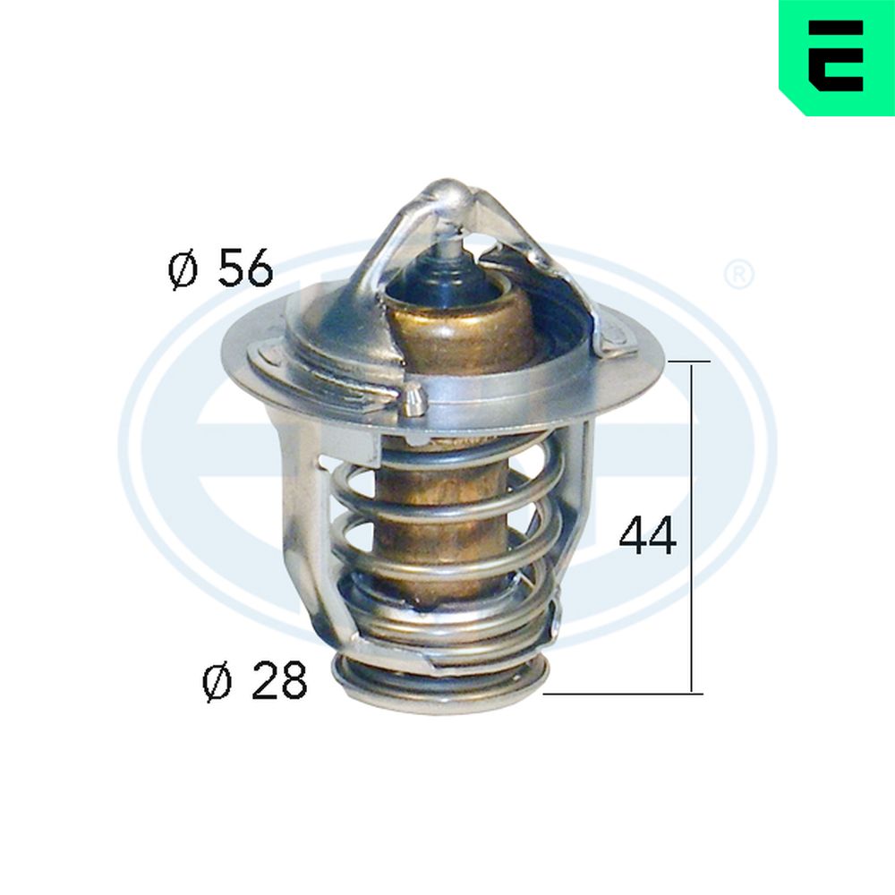 ERA Termostat, kølemiddel 350104 for VOLVO ISUZU MERCEDES-BENZ CITROËN/PEUGEOT HYUNDAI MITSUBISHI NISSAN TOYOTA