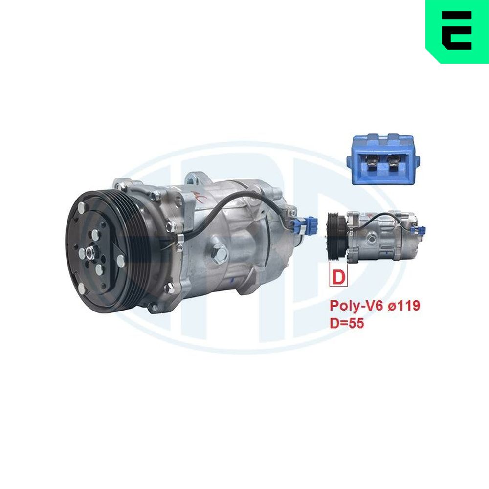 ERA Kompressor, klimaanlæg 670005 for FORD VW
