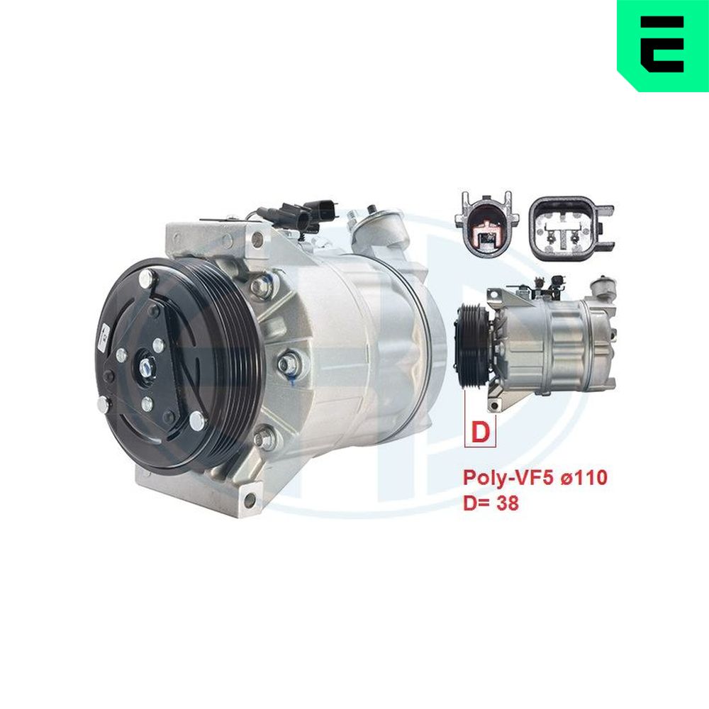 ERA Kompressor, klimaanlæg 670090 for VOLVO