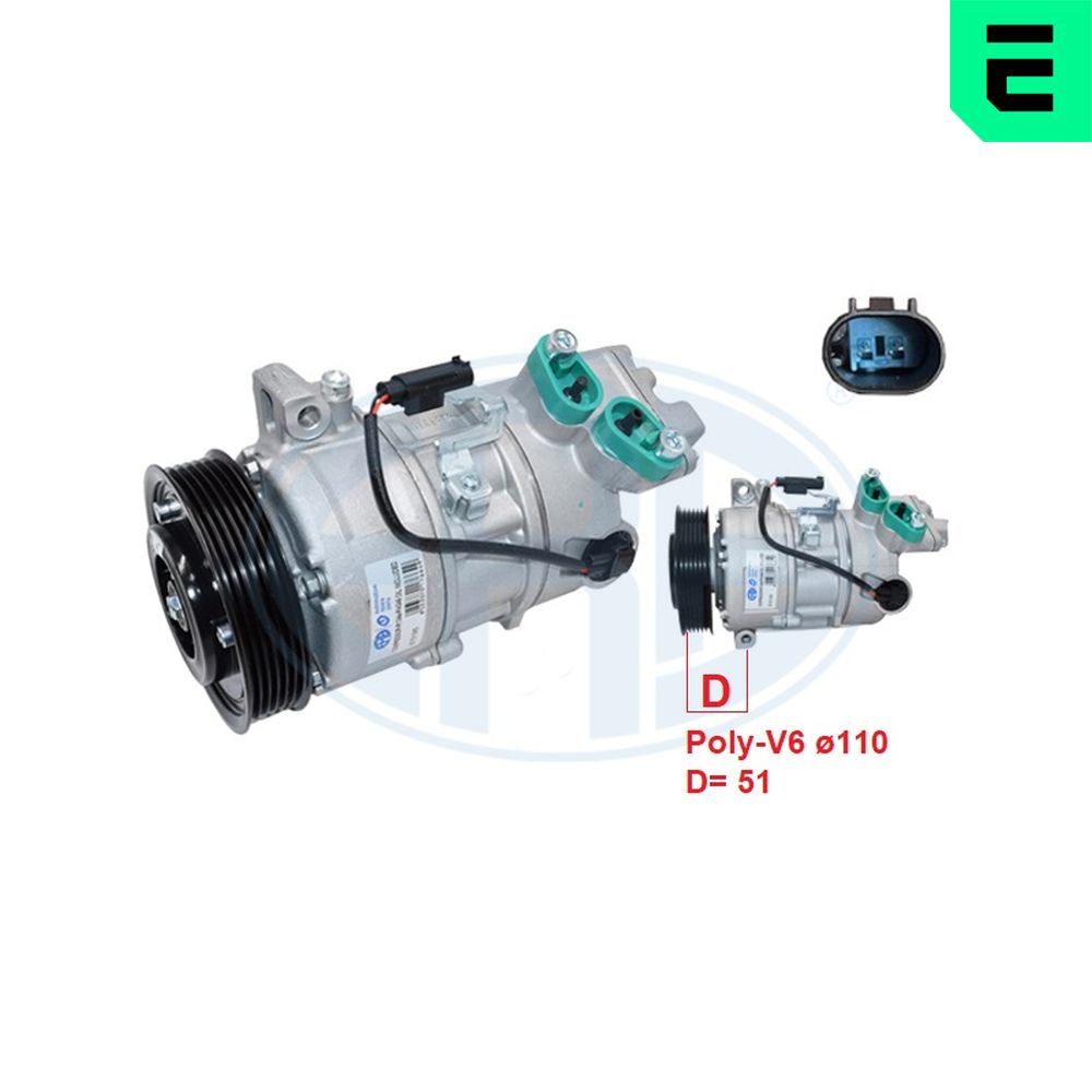 ERA Kompressor, klimaanlæg 670195 for BMW