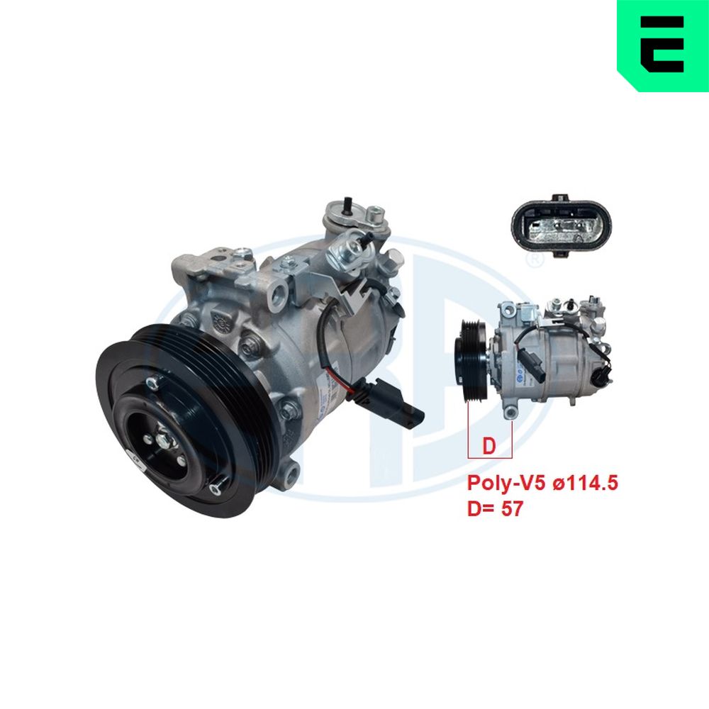 ERA Kompressor, klimaanlæg 670198 for MERCEDES-BENZ