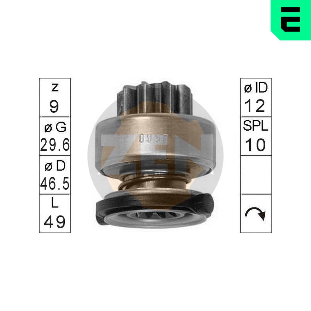 ERA Friløbsgear, starter zn0997 for BMW