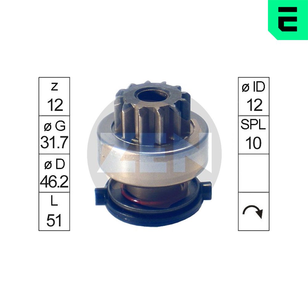 ERA Friløbsgear, starter zn1696 for MERCEDES-BENZ