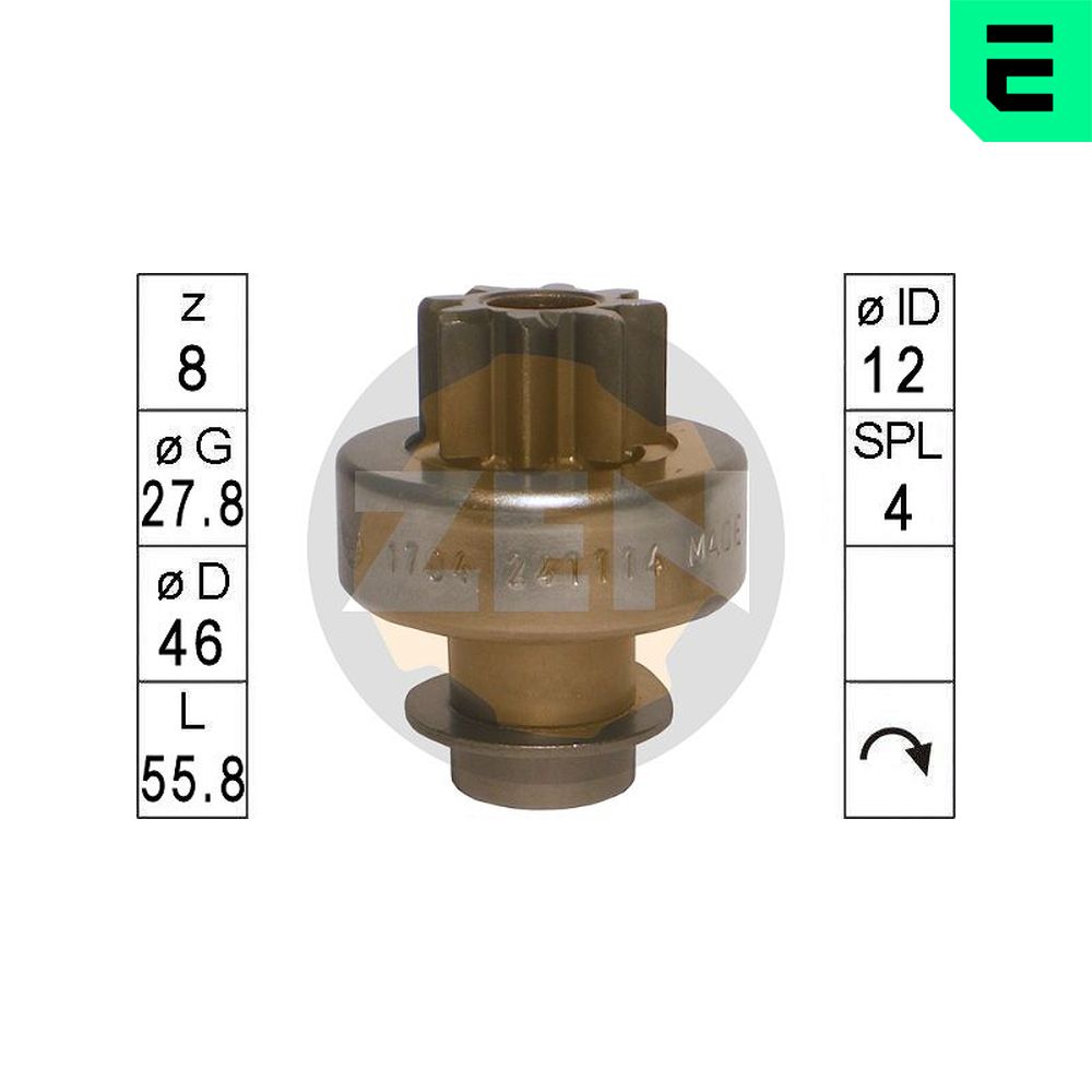ERA Friløbsgear, starter zn1704 for GENERAL MOTORS DAEWOO