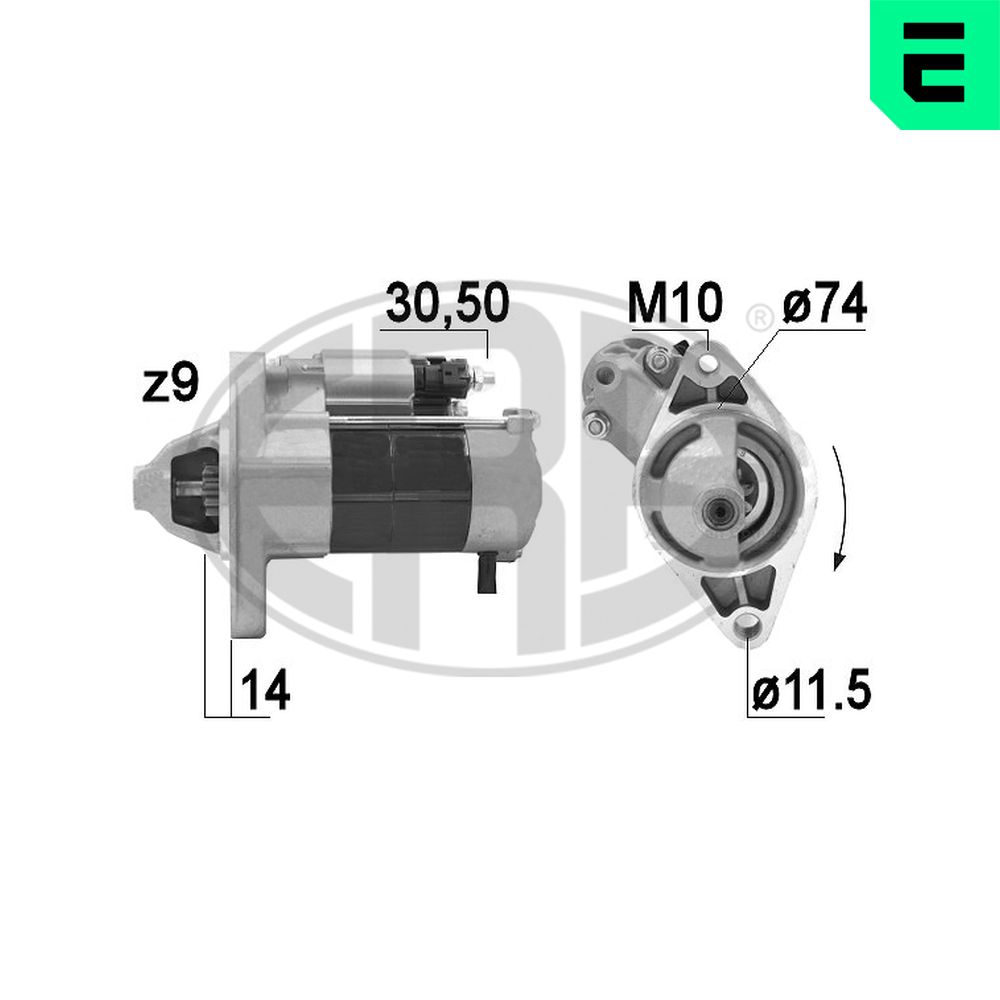 ERA Starter 220926a for TOYOTA