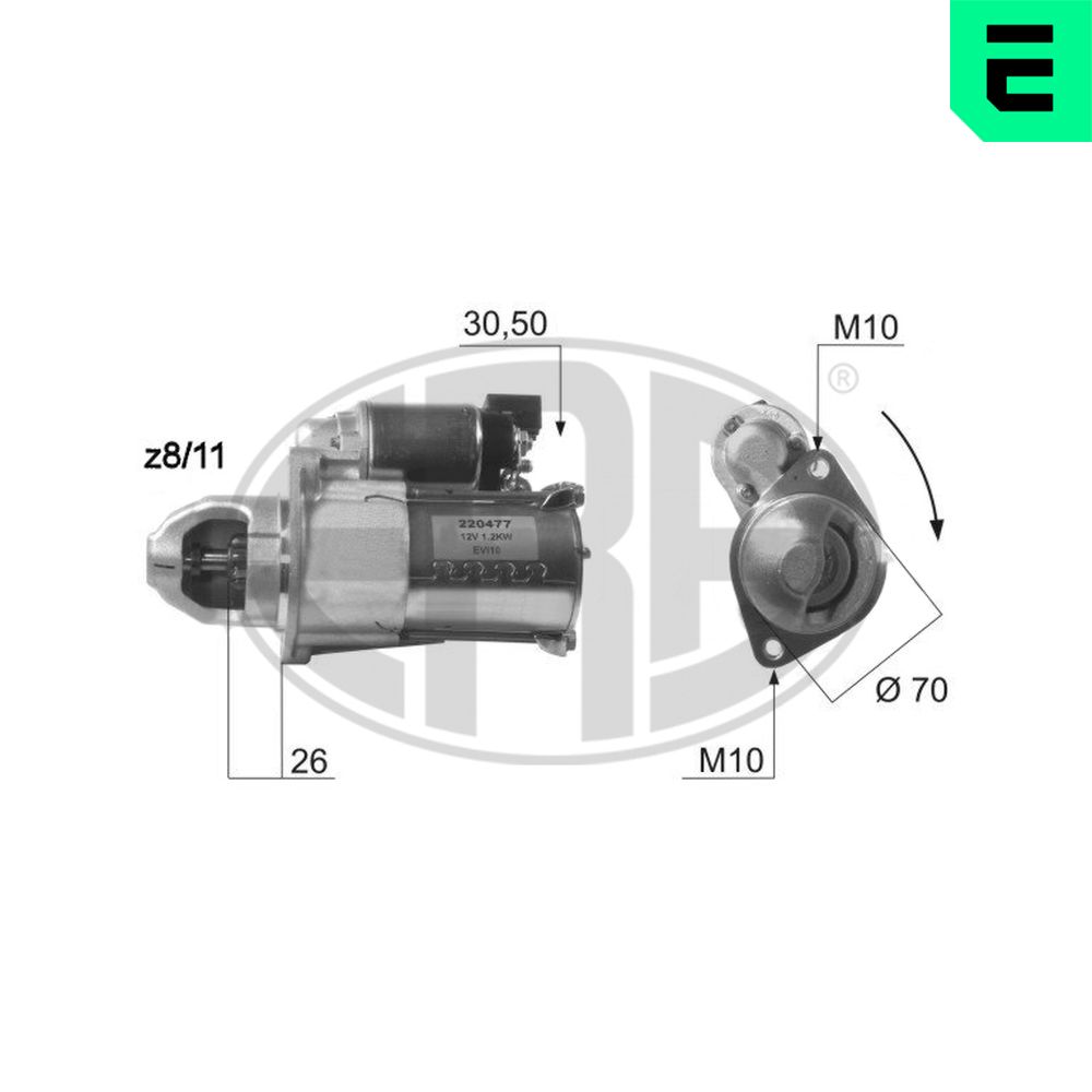 ERA Starter 220477a for HYUNDAI
