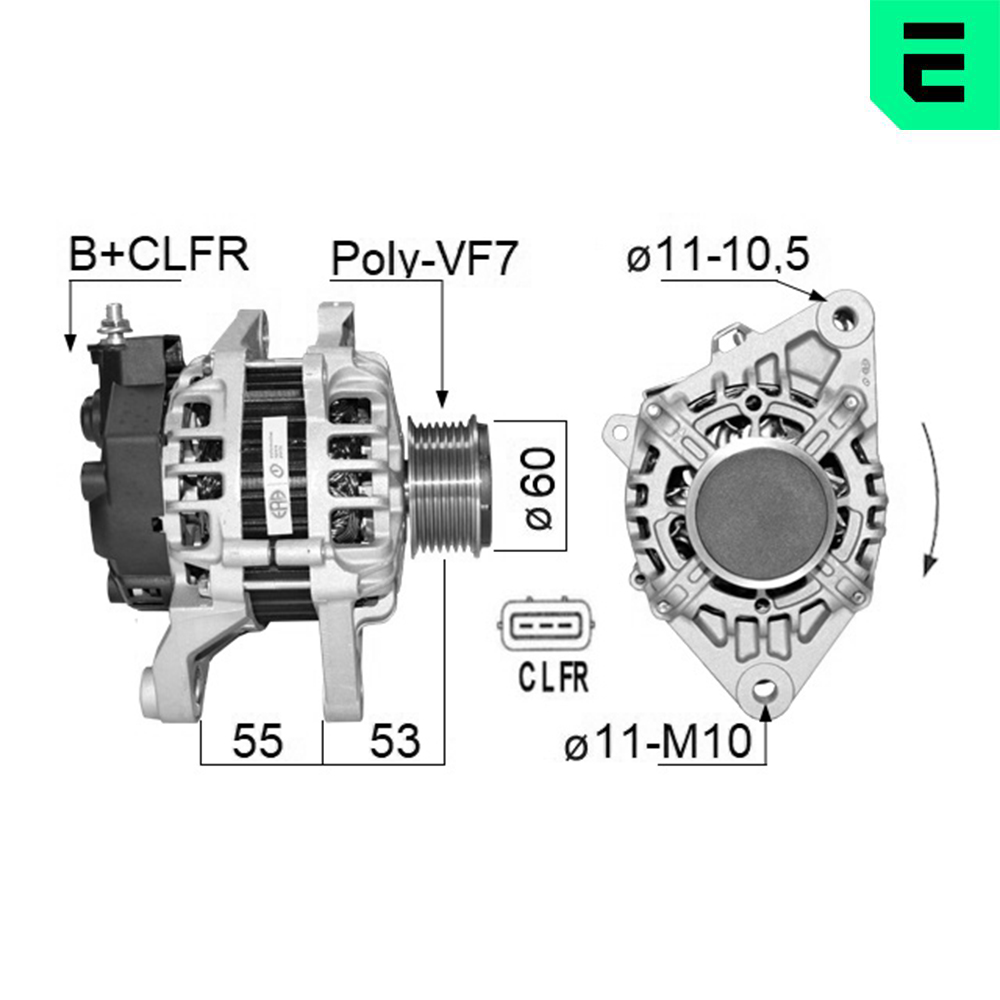 ERA Generator 209004a for KIA