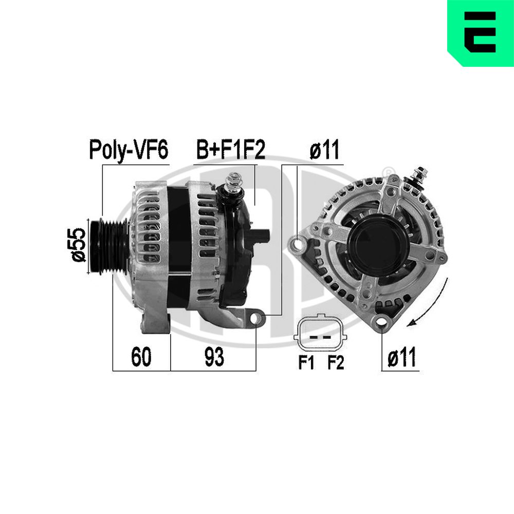 ERA Generator 209612a for CHRYSLER