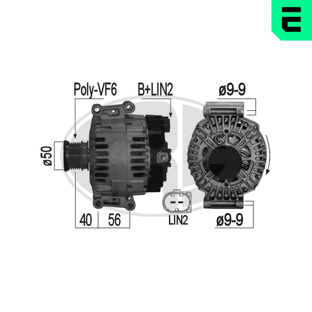 ERA Generator 209231a for MERCEDES-BENZ