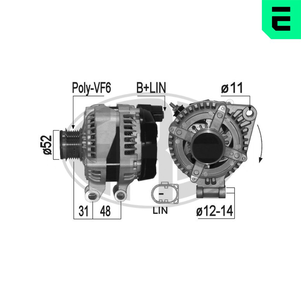 ERA Generator 209331a for LAND ROVER
