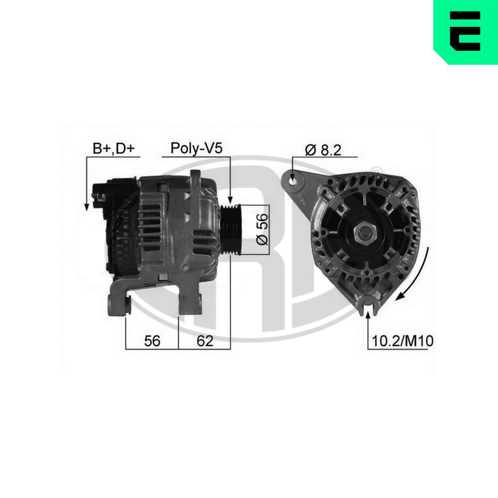 ERA Generator 210218a for CITROËN PEUGEOT