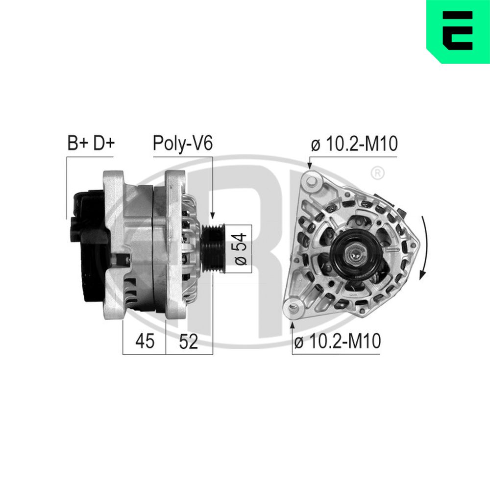 ERA Generator 210239a for CITROËN/PEUGEOT FIAT