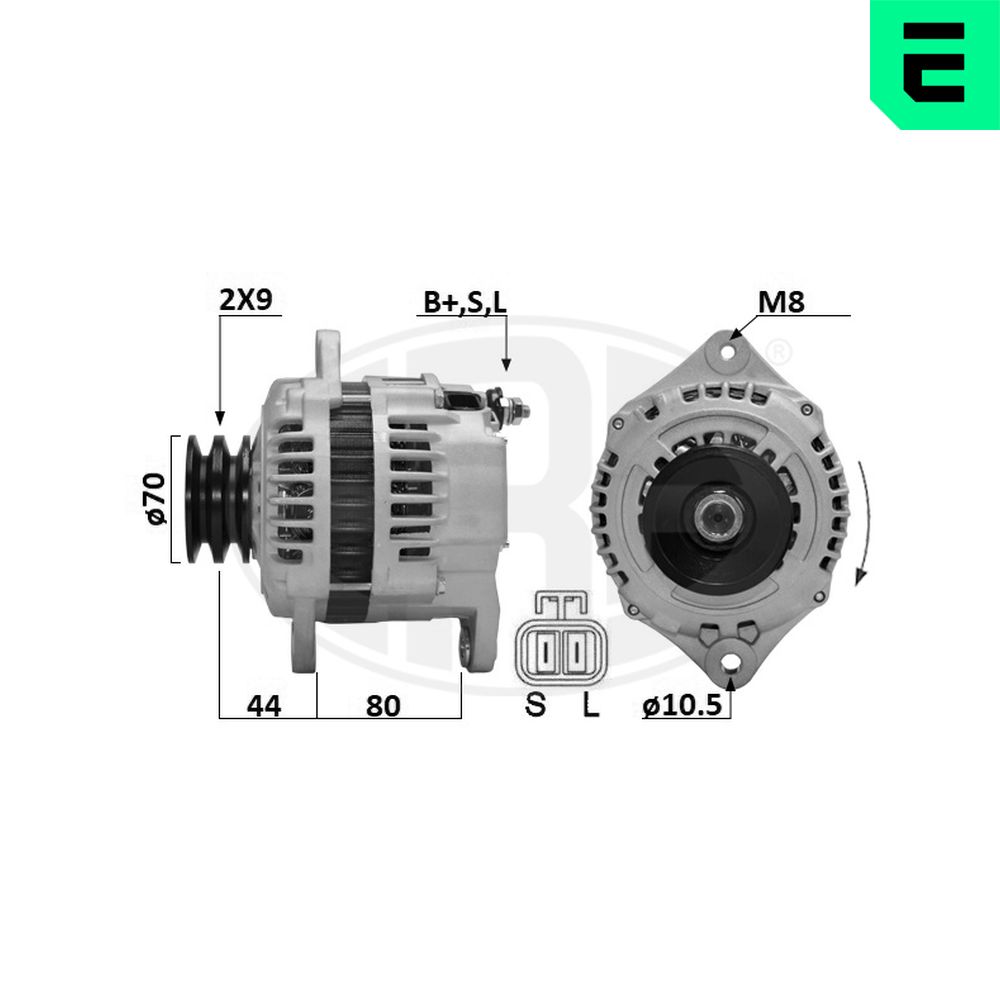 ERA Generator 209665A for ISUZU