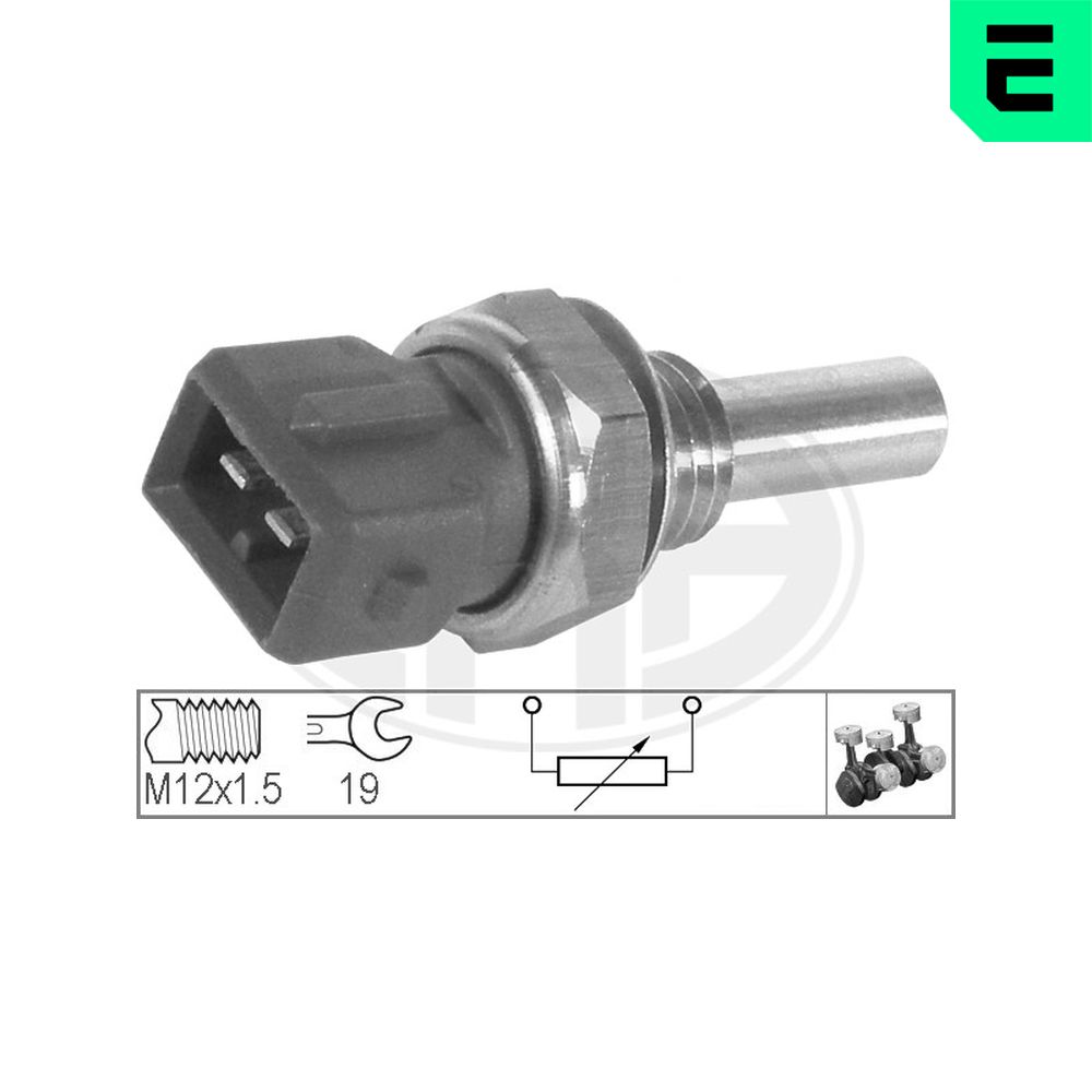ERA Sensor, kølevæsketemp. 330116 for PEUGEOT FERRARI CITROËN SAAB BMW FORD VOLVO OPEL GENERAL MOTORS IVECO FIAT ALFA ROMEO VAG GMC CITROËN/PEUGEOT H
