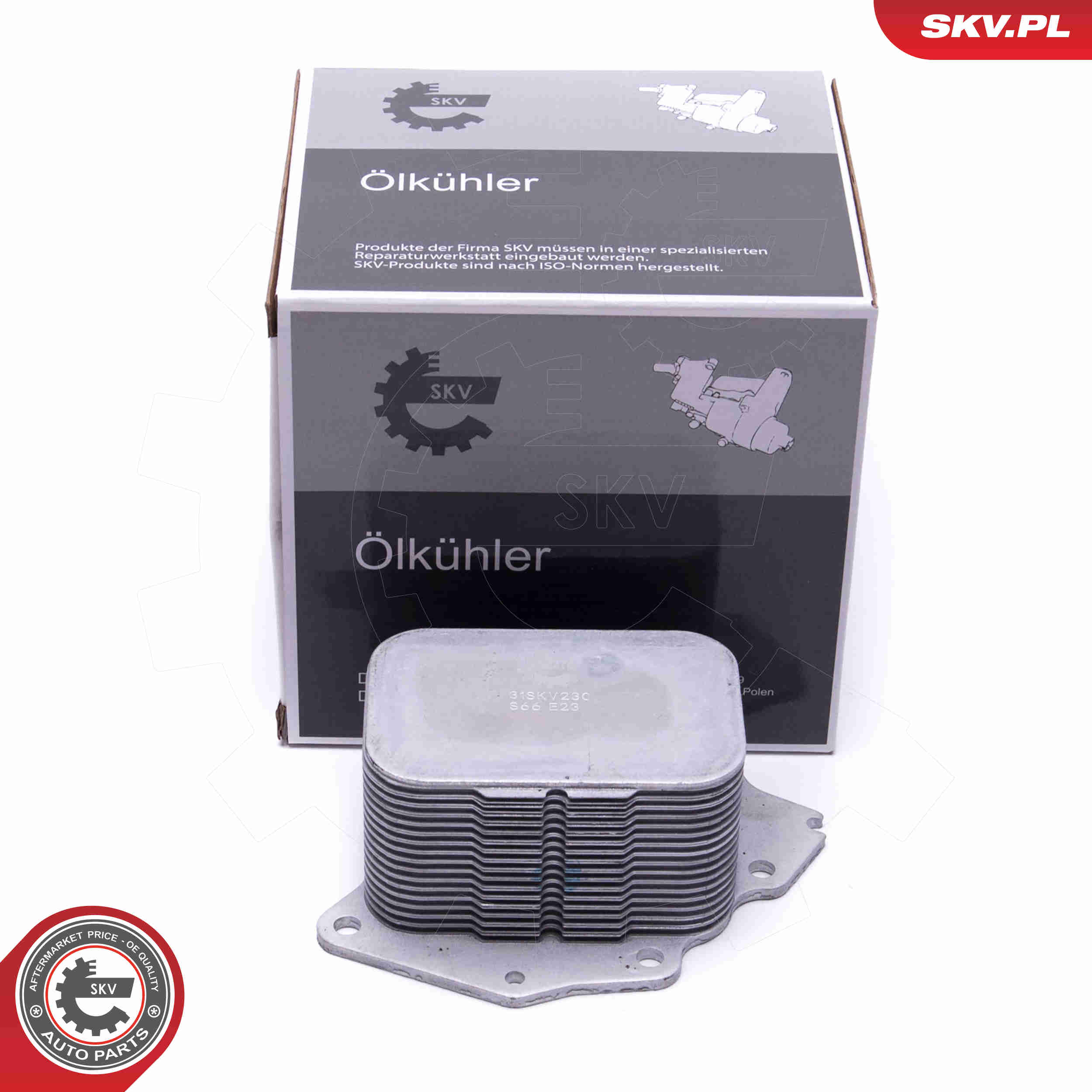 ESEN SKV Oliekøler, motorolie 31skv230 for DS FORD VOLVO MAZDA MINI