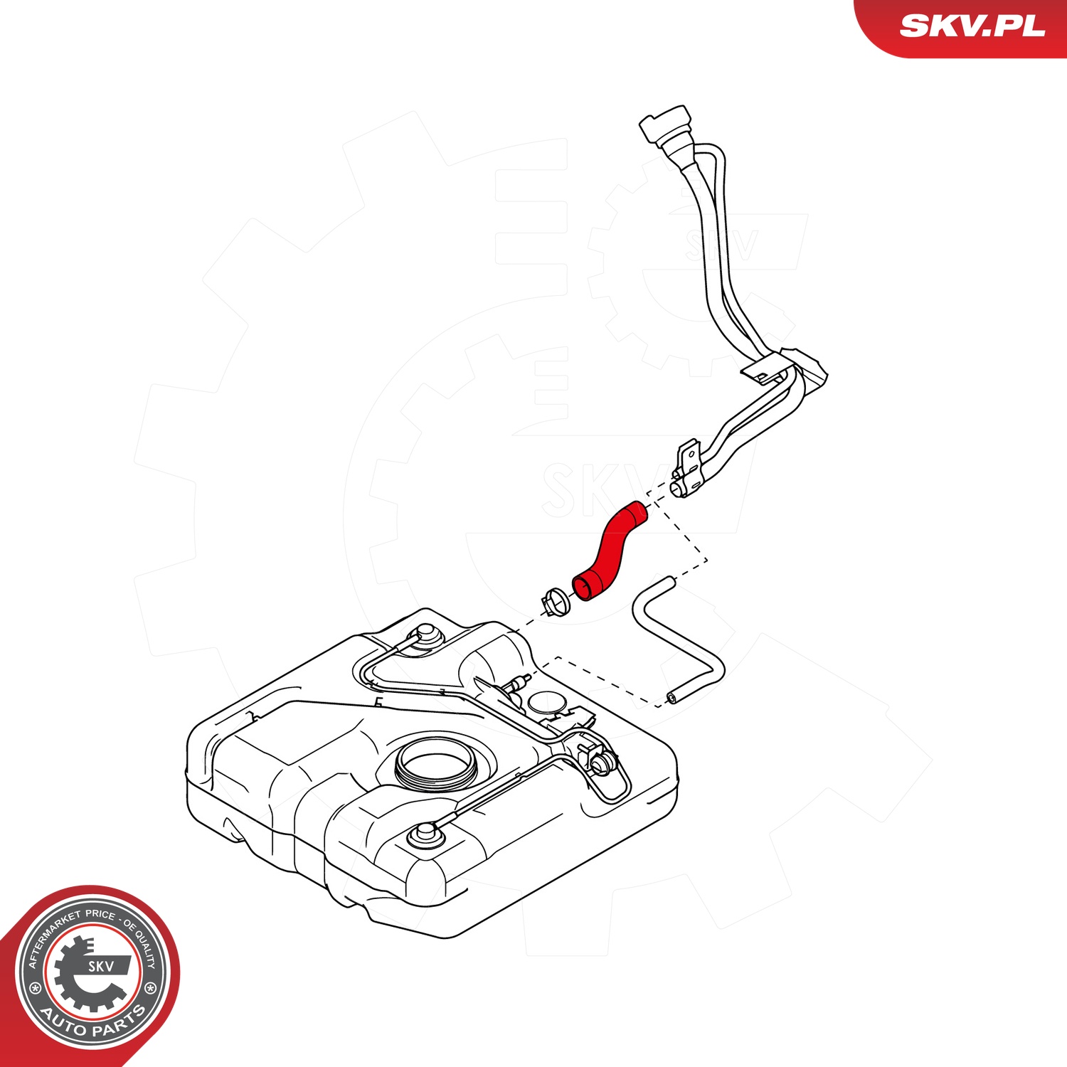 ESEN SKV Brændstofslange 96skv032 for OPEL RENAULT VAUXHALL