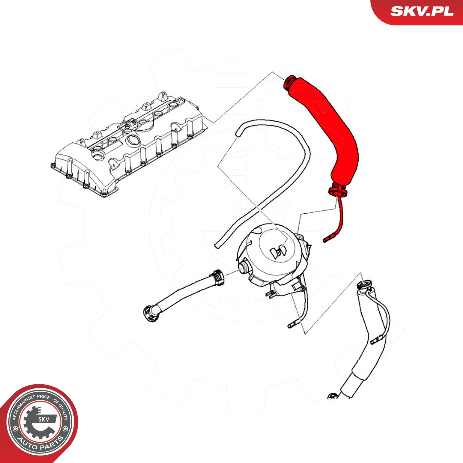 ESEN SKV Ladeluftslange 43skv330 for BMW
